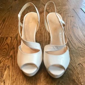 Nine West Peep Toe Platform Heels